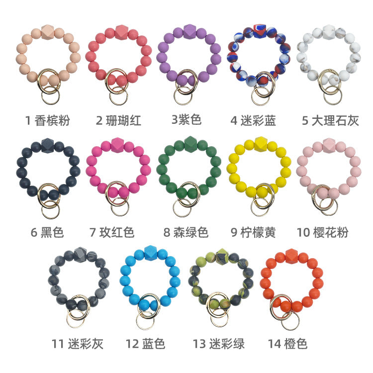 Wholesale Colorful Silicone Beads Bracelet